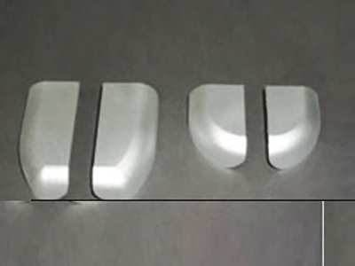 鋁制件去氧化皮、啞光處理前后