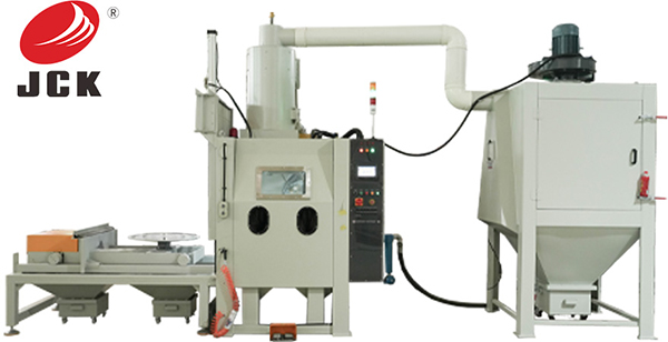 自動噴砂機推車轉臺式