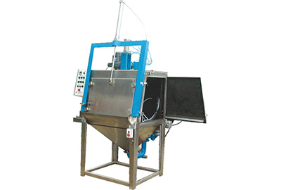 非標(biāo)半自動(dòng)圓盤不銹鋼水噴砂機(jī)